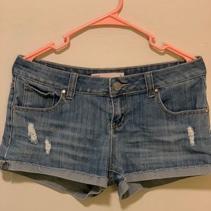 Low waisted RSQ jean shorts